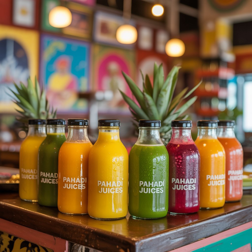 Pahadi branded juice collection